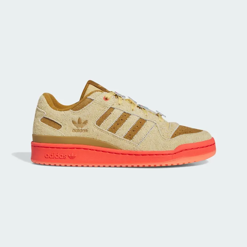 adidas Forum Low CL The Grinch Oat / Bright Red / Bronze Strata (ID8896)