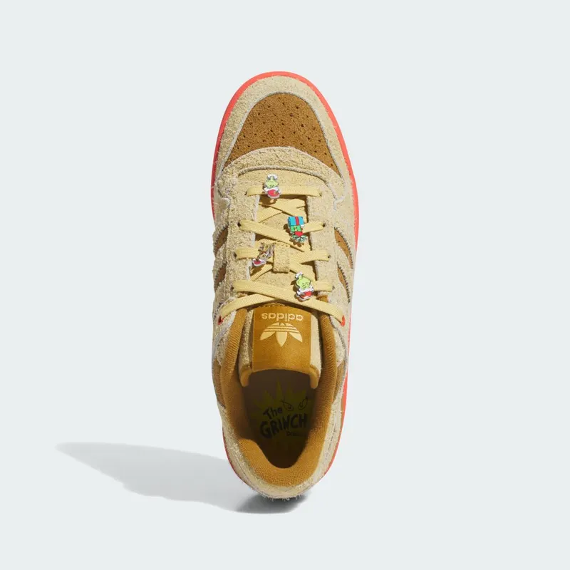 adidas Forum Low CL The Grinch Oat / Bright Red / Bronze Strata (ID8896)