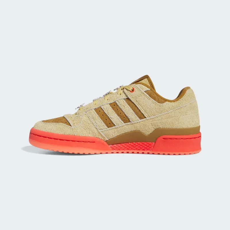 adidas Forum Low CL The Grinch Oat / Bright Red / Bronze Strata (ID8896)