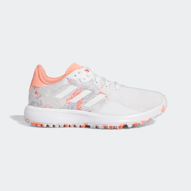 adidas S2G SL Golfschoenen Cloud White / Cloud White / Coral Fusion (GV9443)