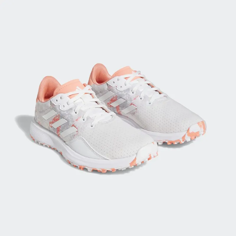 adidas S2G SL Golfschoenen Cloud White / Cloud White / Coral Fusion (GV9443)