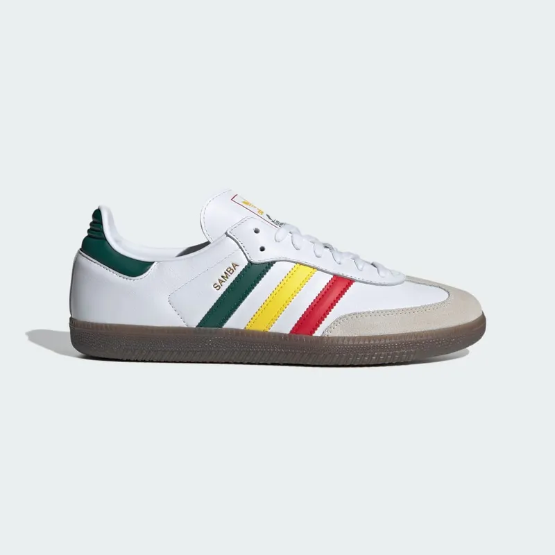 adidas Samba OG Cloud White / Yellow / Collegiate Green (IH3118)