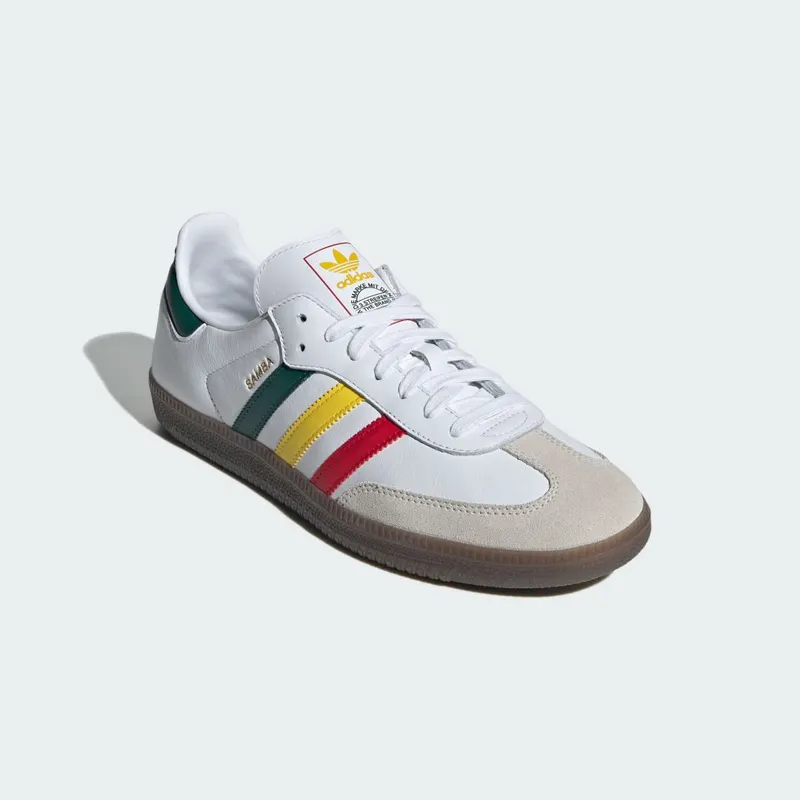 adidas Samba OG Cloud White / Yellow / Collegiate Green (IH3118)