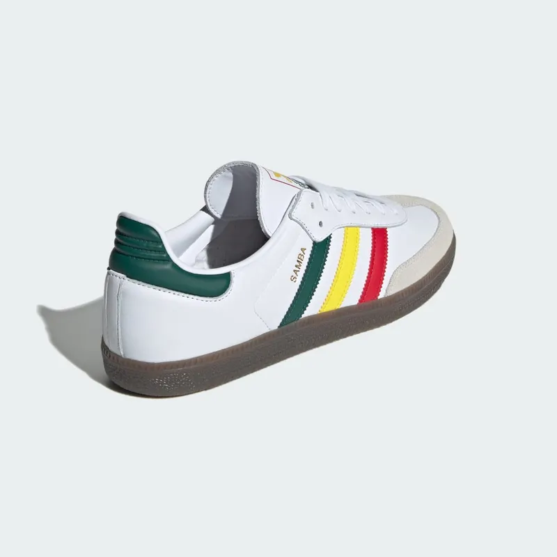 adidas Samba OG Cloud White / Yellow / Collegiate Green (IH3118)