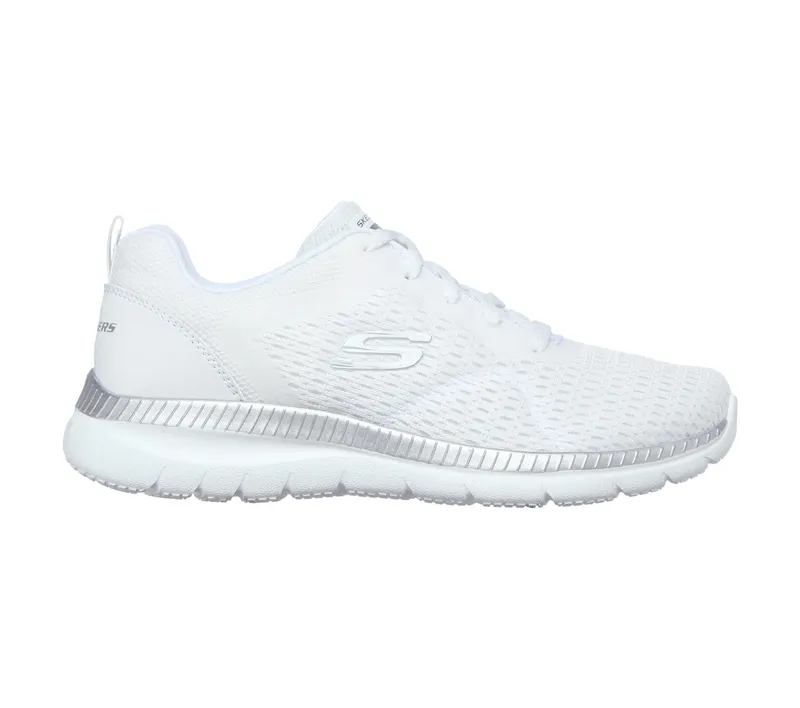 Skechers Bountiful – Quick Path – Wit / Zilver (12607-WSL)
