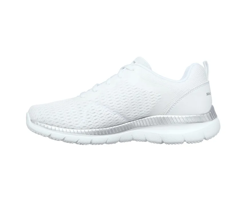 Skechers Bountiful – Quick Path – Wit / Zilver (12607-WSL)