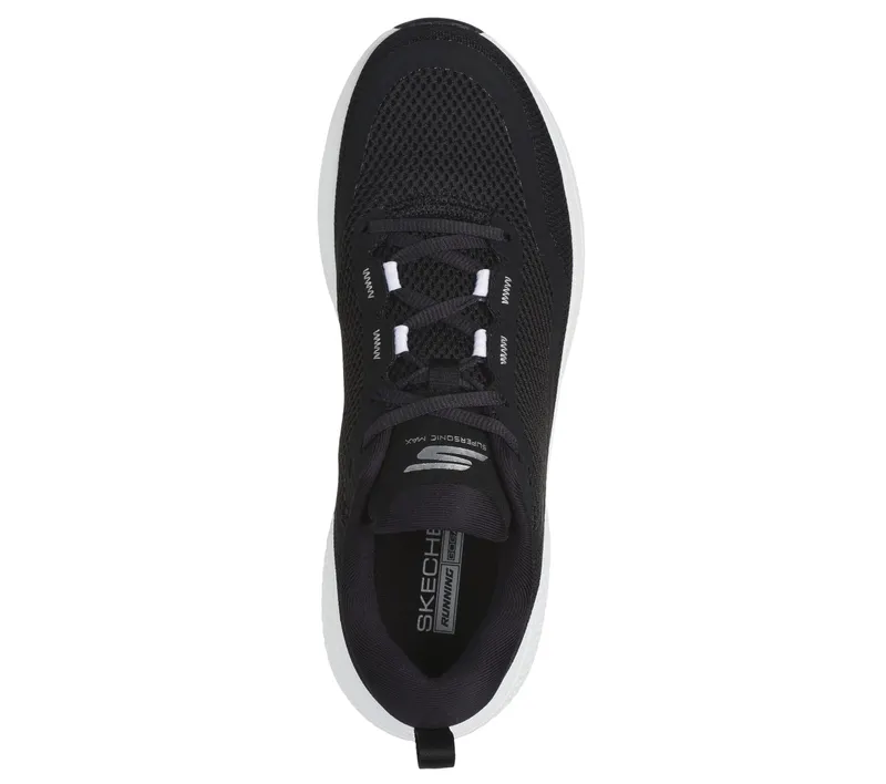 Skechers GO RUN Supersonic Max – Zwart / Wit (172086-BKW)