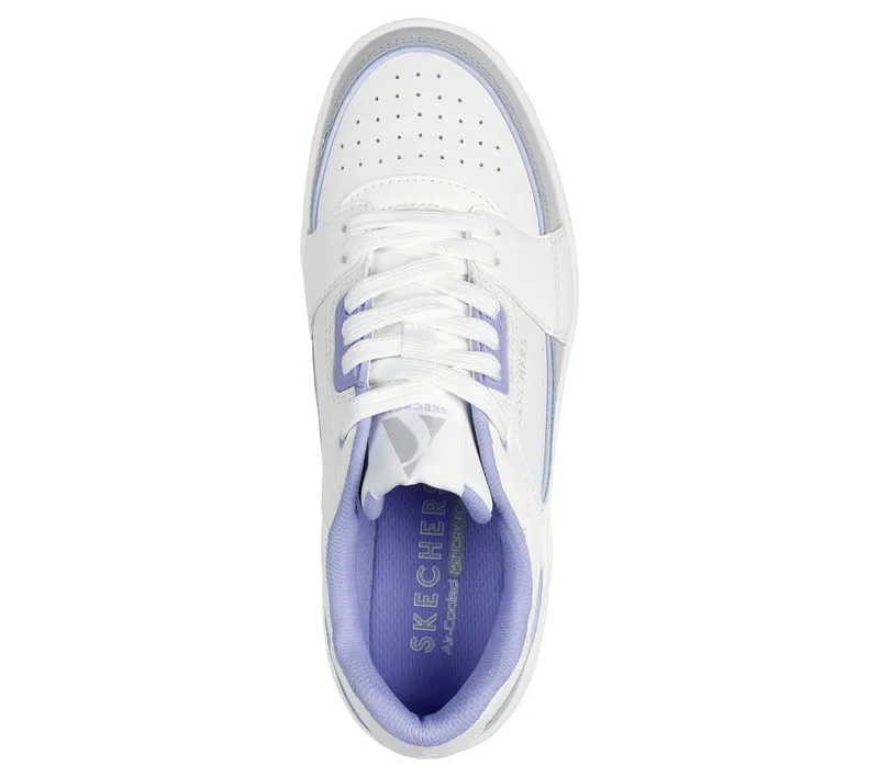 Skechers Uno Court – Courted Style – Wit / Lavendel (177710-WLV)