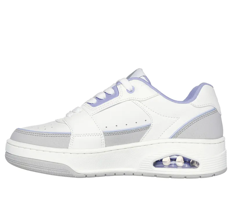 Skechers Uno Court – Courted Style – Wit / Lavendel (177710-WLV)