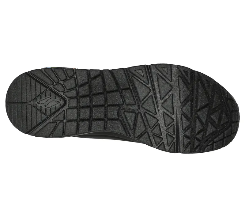 Skechers JGoldcrown: Uno – Highlight Love – Zwart / Multi (177981-BKMT)