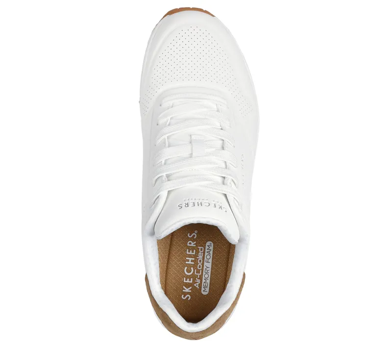 Skechers Uno – Suited On Air – Wit (183004-WHT)