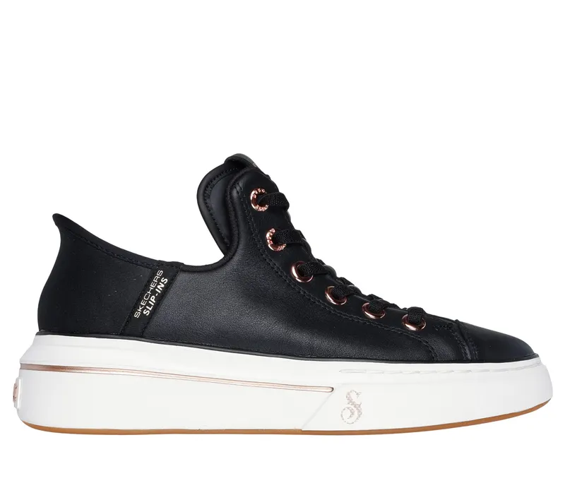 Skechers Premium Leather Slip-ins Snoop One – OG – Zwart (186001-BLK)