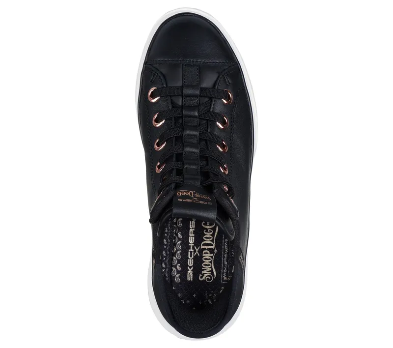 Skechers Premium Leather Slip-ins Snoop One – OG – Zwart (186001-BLK)