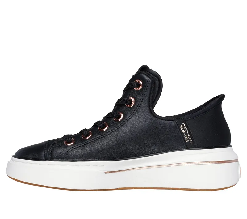Skechers Premium Leather Slip-ins Snoop One – OG – Zwart (186001-BLK)