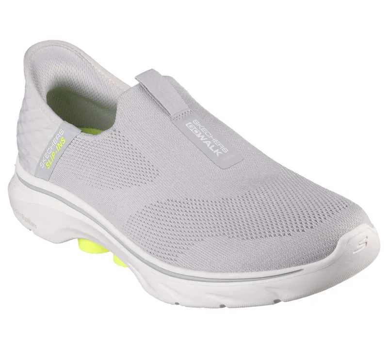 Skechers Skechers Slip-ins: GO WALK 7 – Easy On 2 – Grijs / Geel (216641-GYYL)