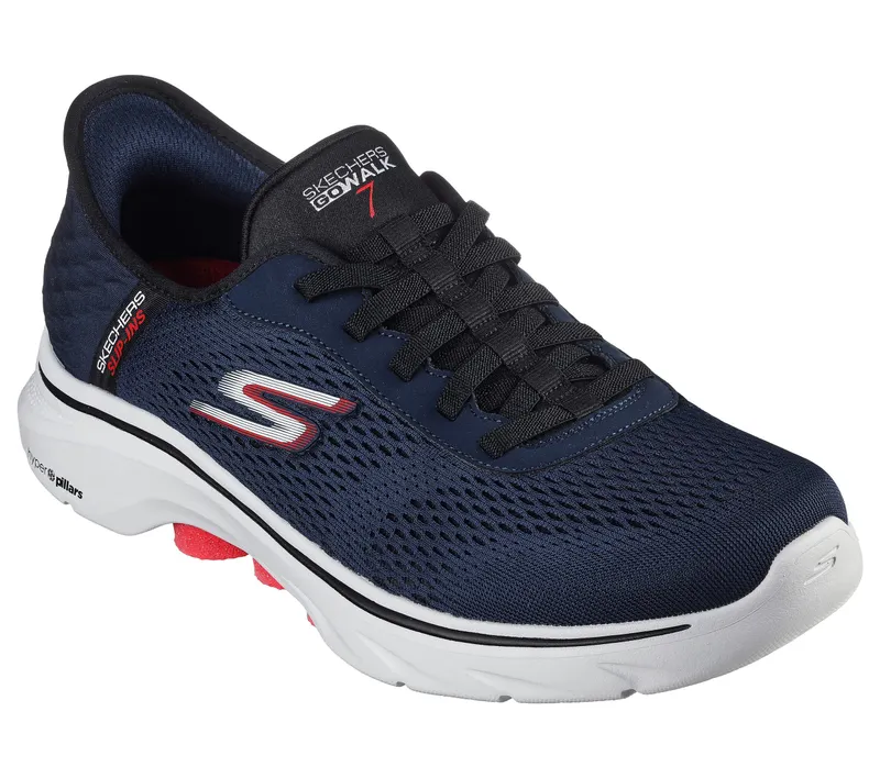 Skechers Skechers Slip-ins: GO WALK 7 – Free Hand 2 – Marine / Rood (216648-NVRD)