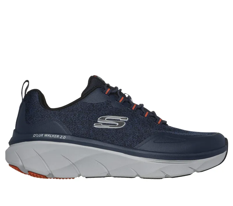 Skechers Relaxed Fit: D’Lux Walker 2.0 – Steadyway – Marine / Oranje (232719-NVOR)