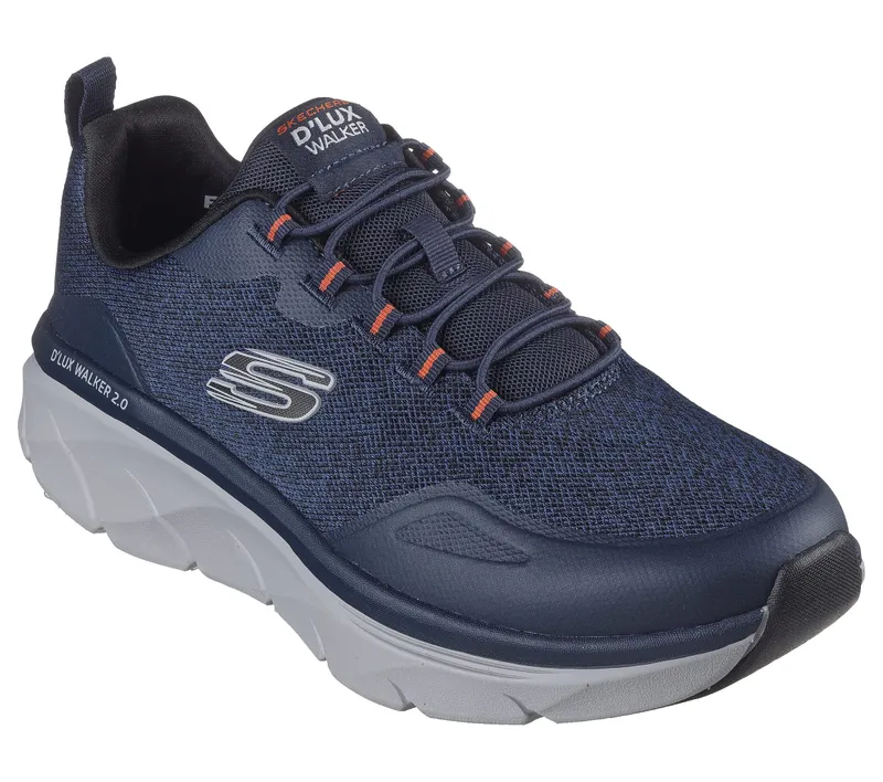 Skechers Relaxed Fit: D’Lux Walker 2.0 – Steadyway – Marine / Oranje (232719-NVOR)