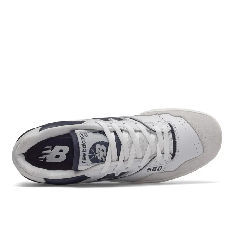 New Balance BB550 White / Team Navy (BB550V1-36486)