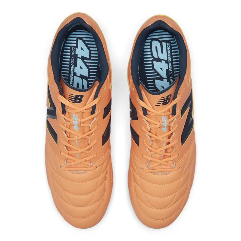 New Balance 442 PRO FG V2 Hot Mango / NB Navy / Team Sky Blue (MS41FV2-45300)