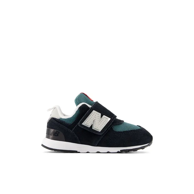 New Balance 574 NEW-B HOOK & LOOP Black / New Spruce (NW574V2-44794)
