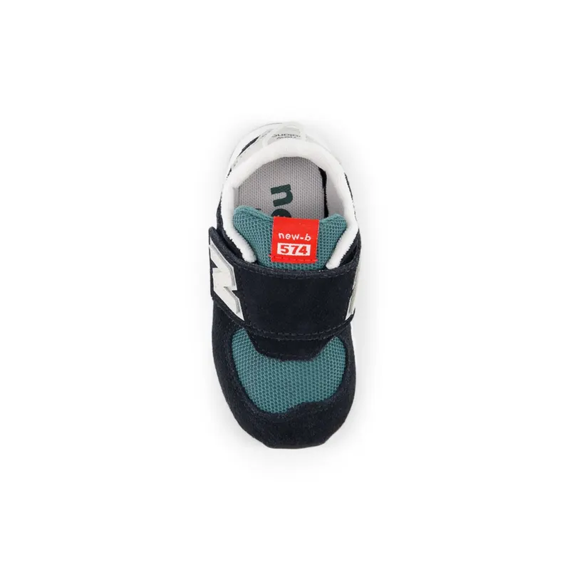 New Balance 574 NEW-B HOOK & LOOP Black / New Spruce (NW574V2-44794)