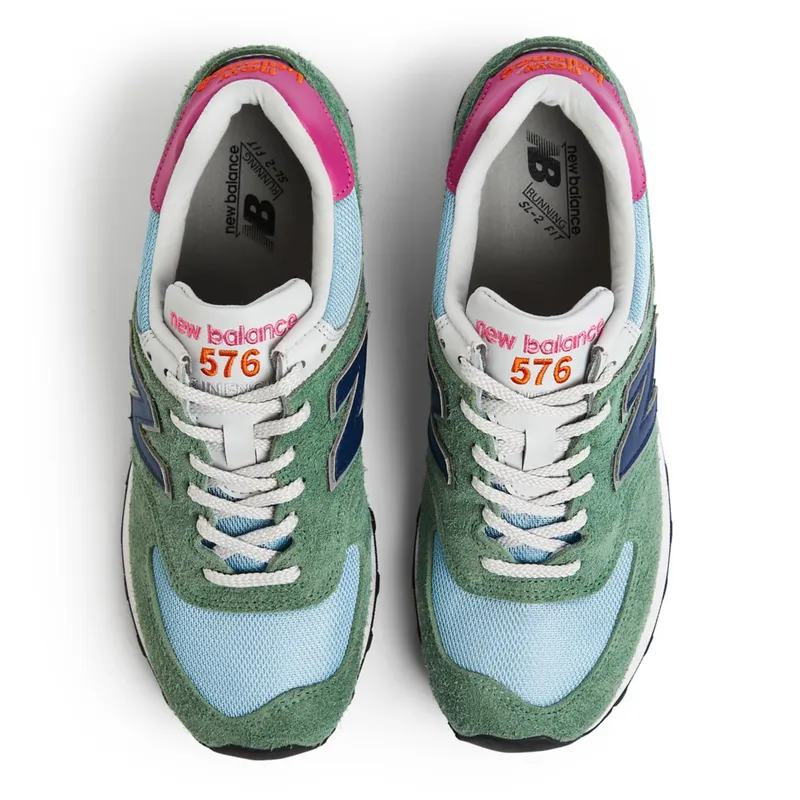 New Balance MADE in UK 576 Green / Stone Blue / Bering Sea (U576V1-41879)