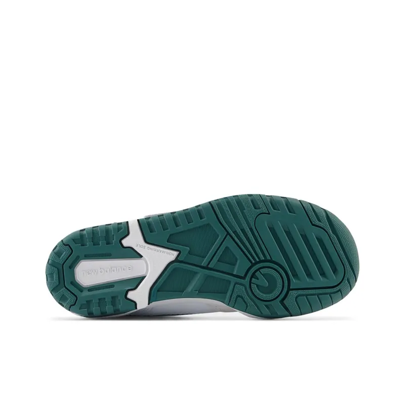 New Balance 550 Bungee Lace with Top Strap White / Vintage Teal (PHB550V1-44614)