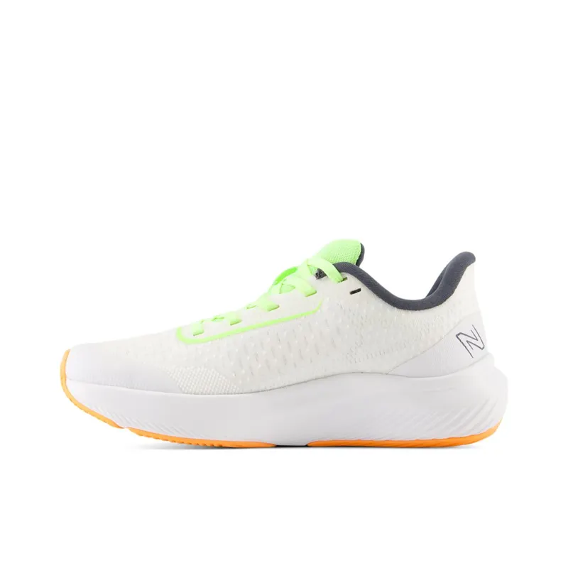 New Balance FuelCell Rebel v3 White / Bleached Lime Glo / Hot Mango (PPFCXV3-45800)