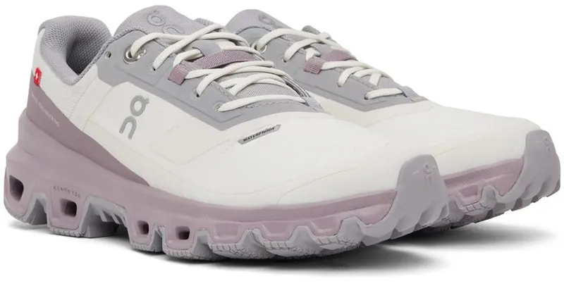 On Purple & White Cloudventure Sneakers (32.98576)
