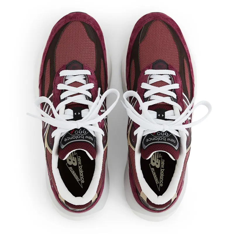 New Balance Made in USA 990v6 Burgundy / Tan (U990V6-43208)