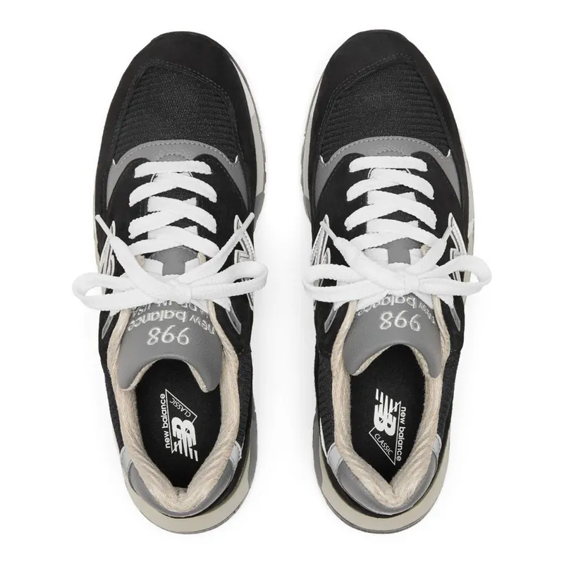 New Balance Made in USA 998 Black / Silver (U998V1-46100)