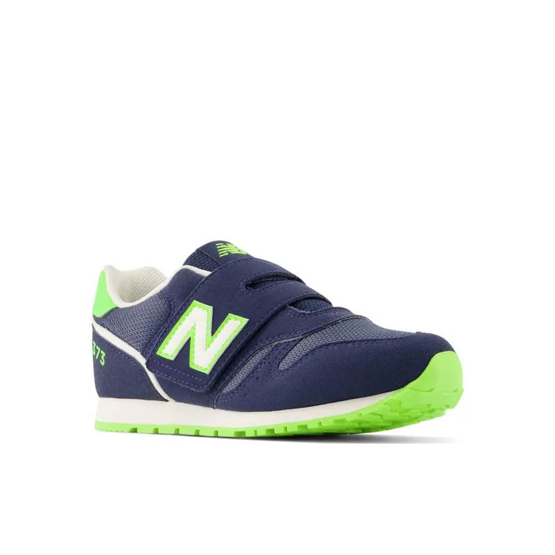 New Balance 373 Hook and Loop NB Navy / Pixel Green (YZ373V2-42344)