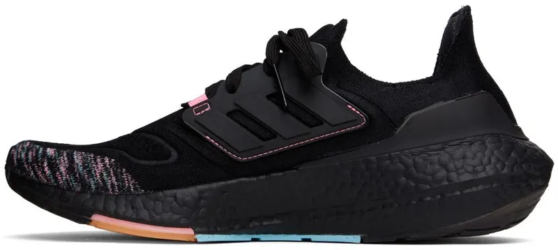 adidas Originals Black & Pink Ultraboost 22 Sneakers (GX5927)