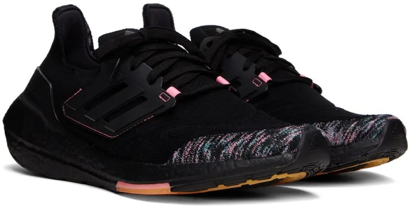 adidas Originals Black & Pink Ultraboost 22 Sneakers (GX5927)