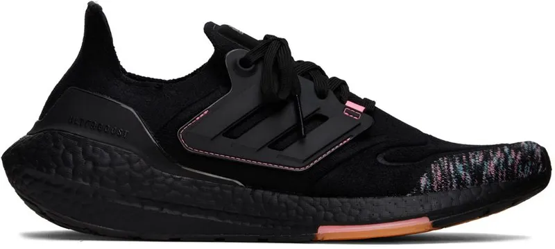 adidas Originals Black & Pink Ultraboost 22 Sneakers (GX5927)