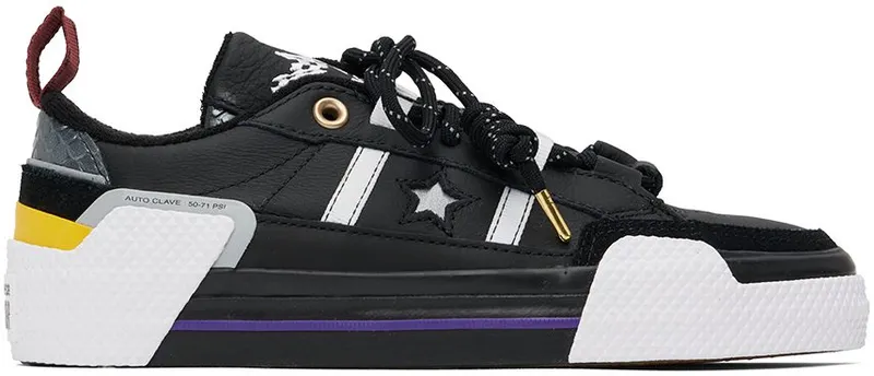 Converse x IBN Jasper One Star OX Black / White / Spectra Yellow (A00247C)