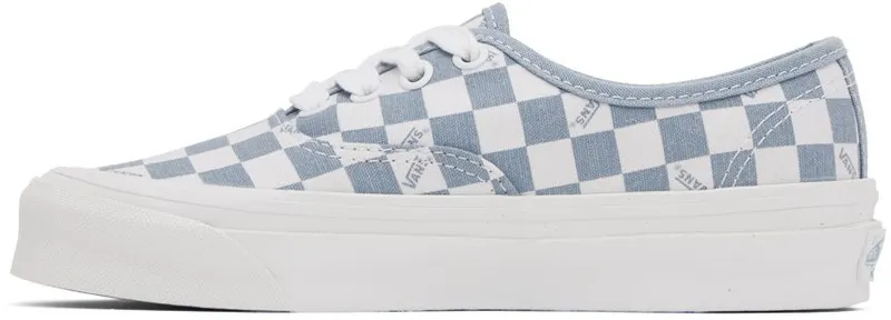 Vans Blue & White OG Authentic LX Sneakers (VN0A5FBDSKY1)