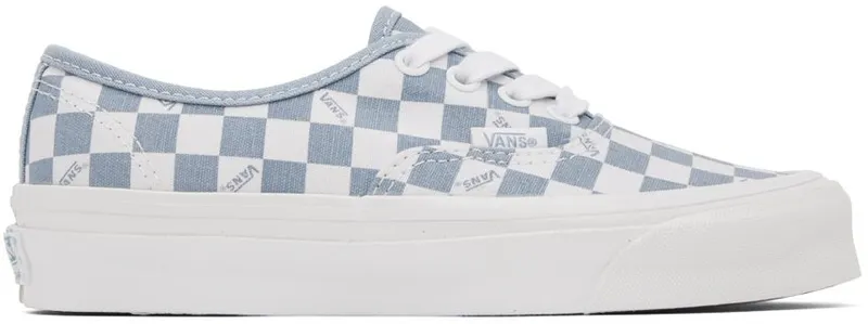 Vans Blue & White OG Authentic LX Sneakers (VN0A5FBDSKY1)