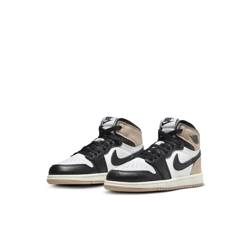 Jordan Brand Jordan 1 Retro High OG ‘Latte’ (Preschool) Black (FD2597-021)