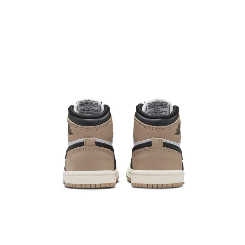 Jordan Brand Jordan 1 Retro High OG ‘Latte’ (Toddler) Black (FD2598-021)