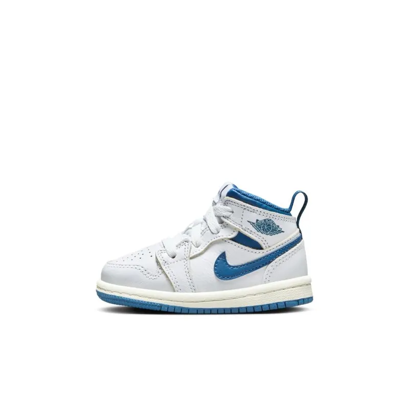 Jordan Brand Jordan 1 Mid (Toddler) White (FN7537-141)