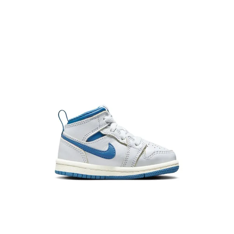 Jordan Brand Jordan 1 Mid (Toddler) White (FN7537-141)
