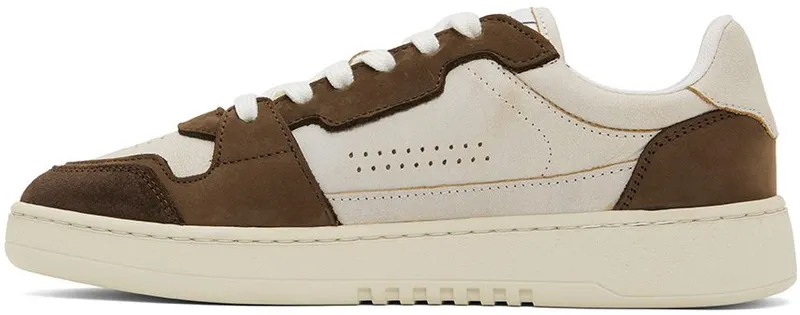 Axel Arigato SSENSE Exclusive Beige & Brown Dice Lo Sneaker (F0002023)