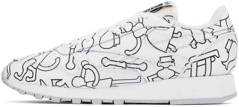 Reebok Eames Classic Leather Schoenen Cloud White / Cloud White / Core Black