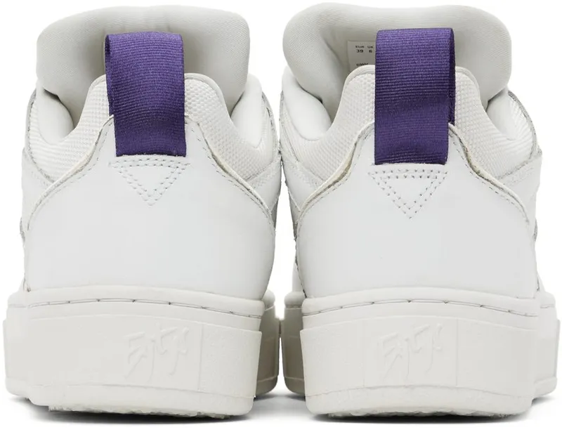 Eytys White Leather Sidney Sneakers (SIWH)