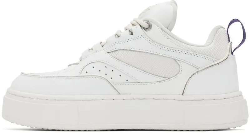 Eytys White Leather Sidney Sneakers (SIWH)