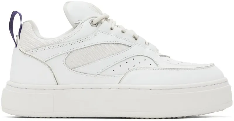 Eytys White Leather Sidney Sneakers (SIWH)