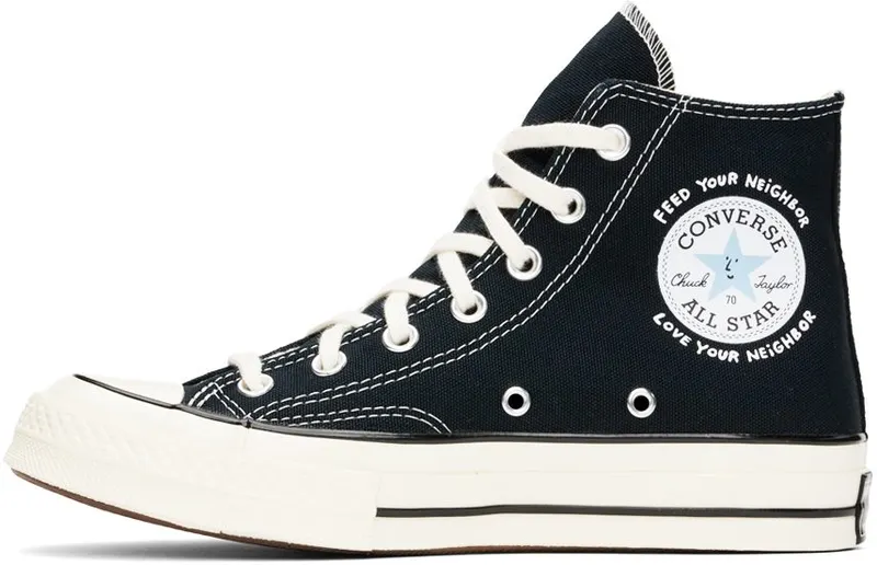 Sky High Farm Workwear Black Converse Edition Chuck 70 High Top Sneakers (SHF01K101)