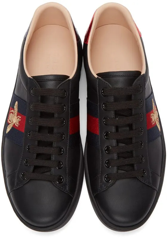 Gucci White Bee New Ace Sneakers (429446 02JP0)